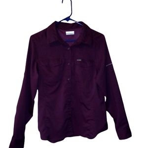 Columbia Silver Ridge lite Long Sleeve Button Down Women's Medium